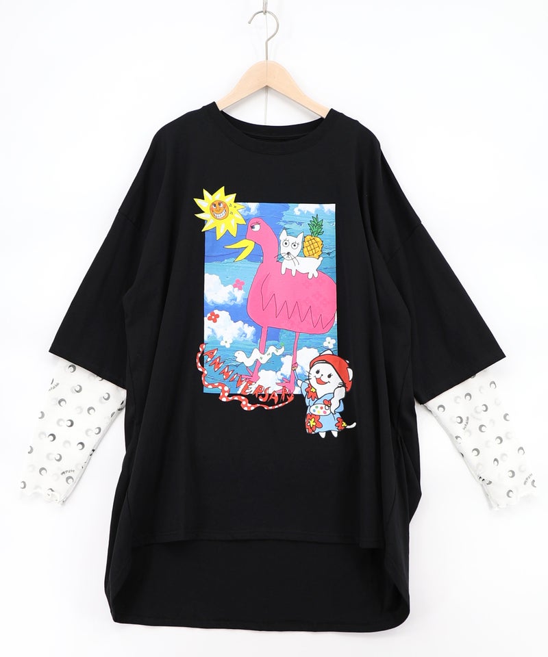 仲宗根泉(HY)コラボ 描き下ろしレイヤード風チュニック-22