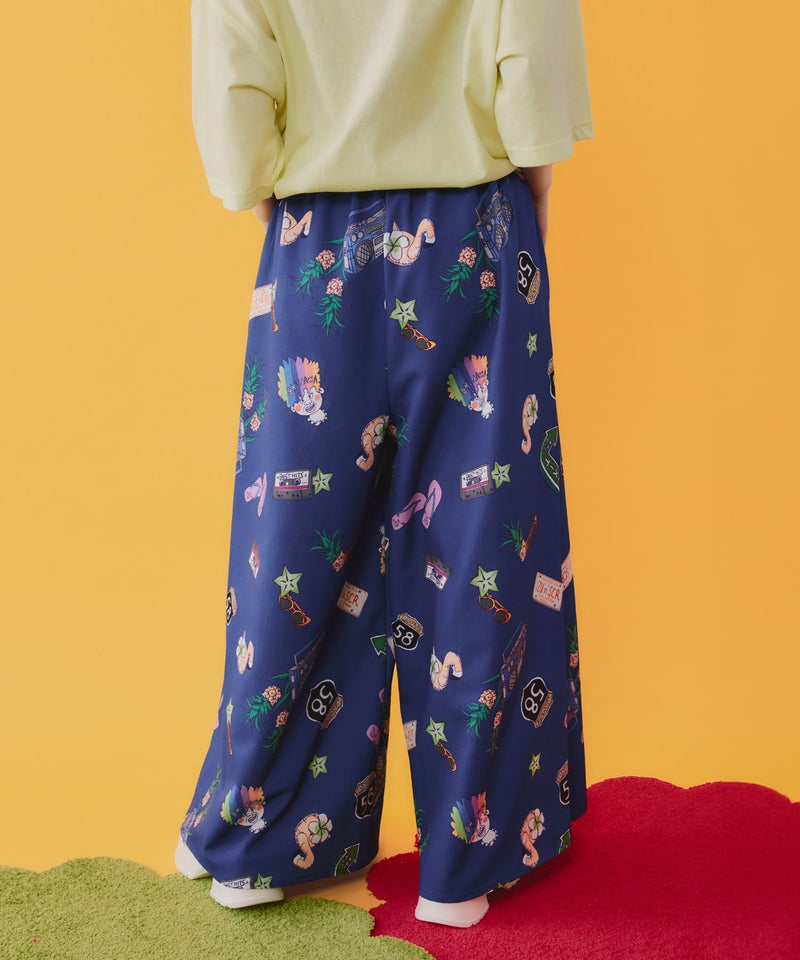 仲宗根泉(HY)コラボ アメリカン風ポップ総柄パンツ-4