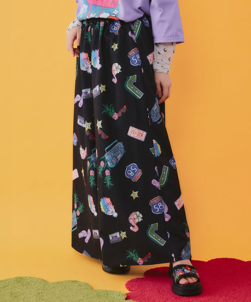 仲宗根泉(HY)コラボ アメリカン風ポップ総柄パンツ-8