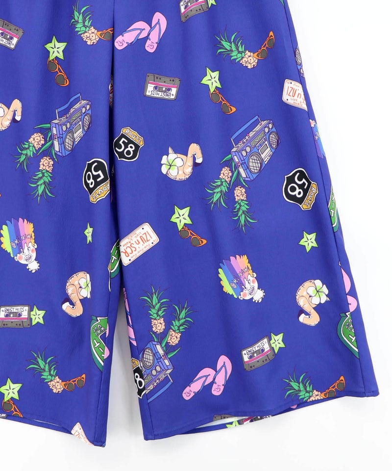 仲宗根泉(HY)コラボ アメリカン風ポップ総柄パンツ-21