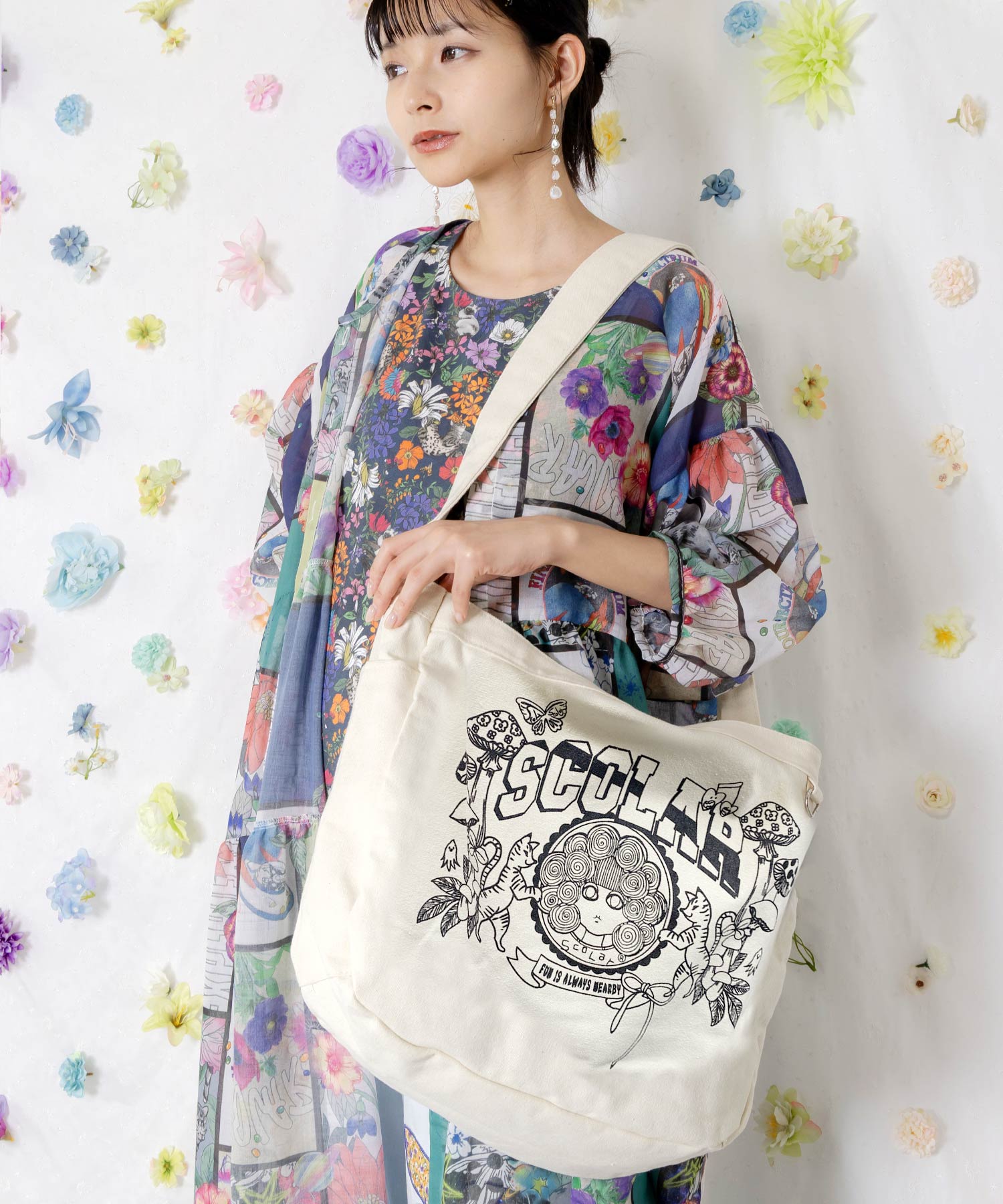 662443：FRUIT OF THE LOOM×ScoLarコラボ ショルダーバッグの通販-ScoLar