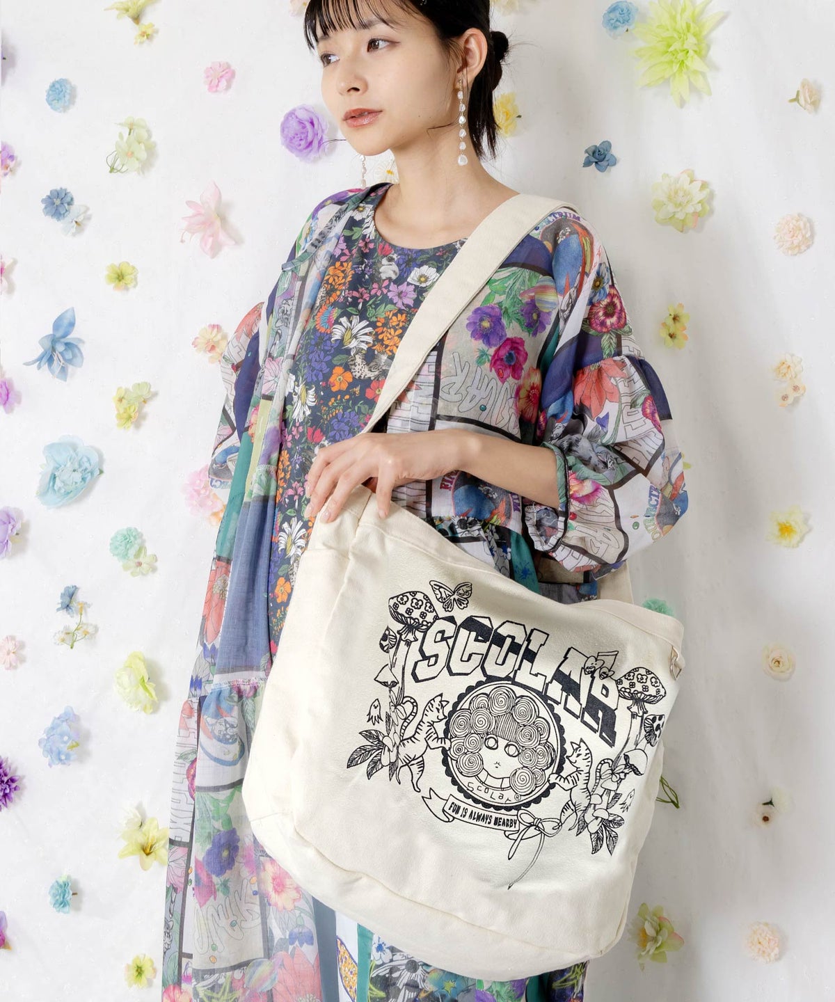 FRUIT OF THE LOOM×ScoLarコラボ ショルダーバッグ-1