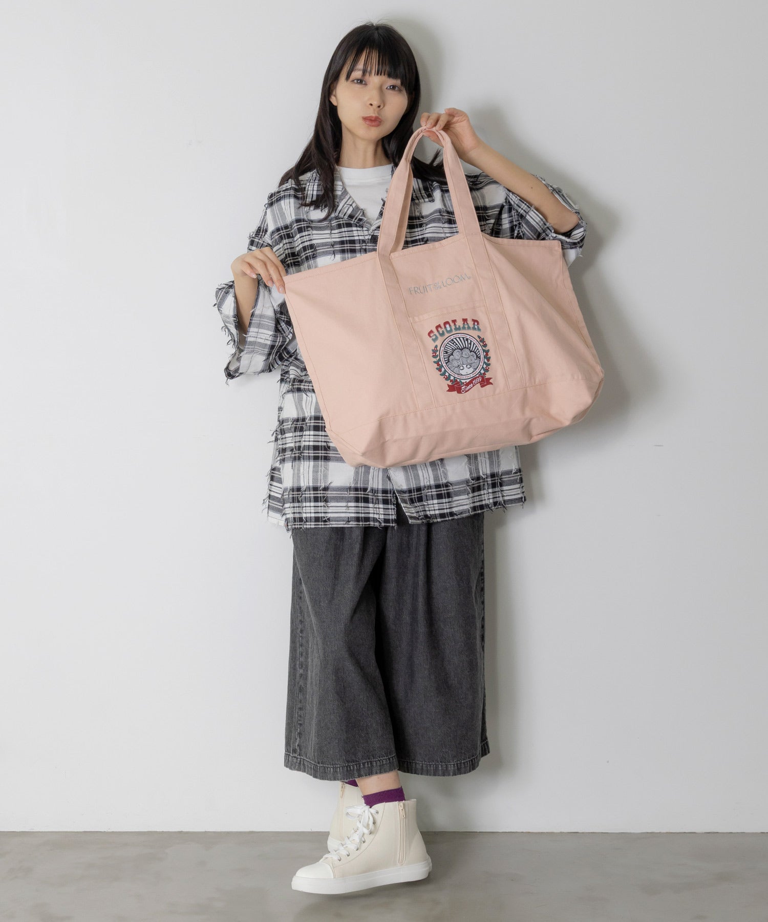 662442：FRUIT OF THE LOOM×ScoLarコラボ トートバッグの通販-ScoLar