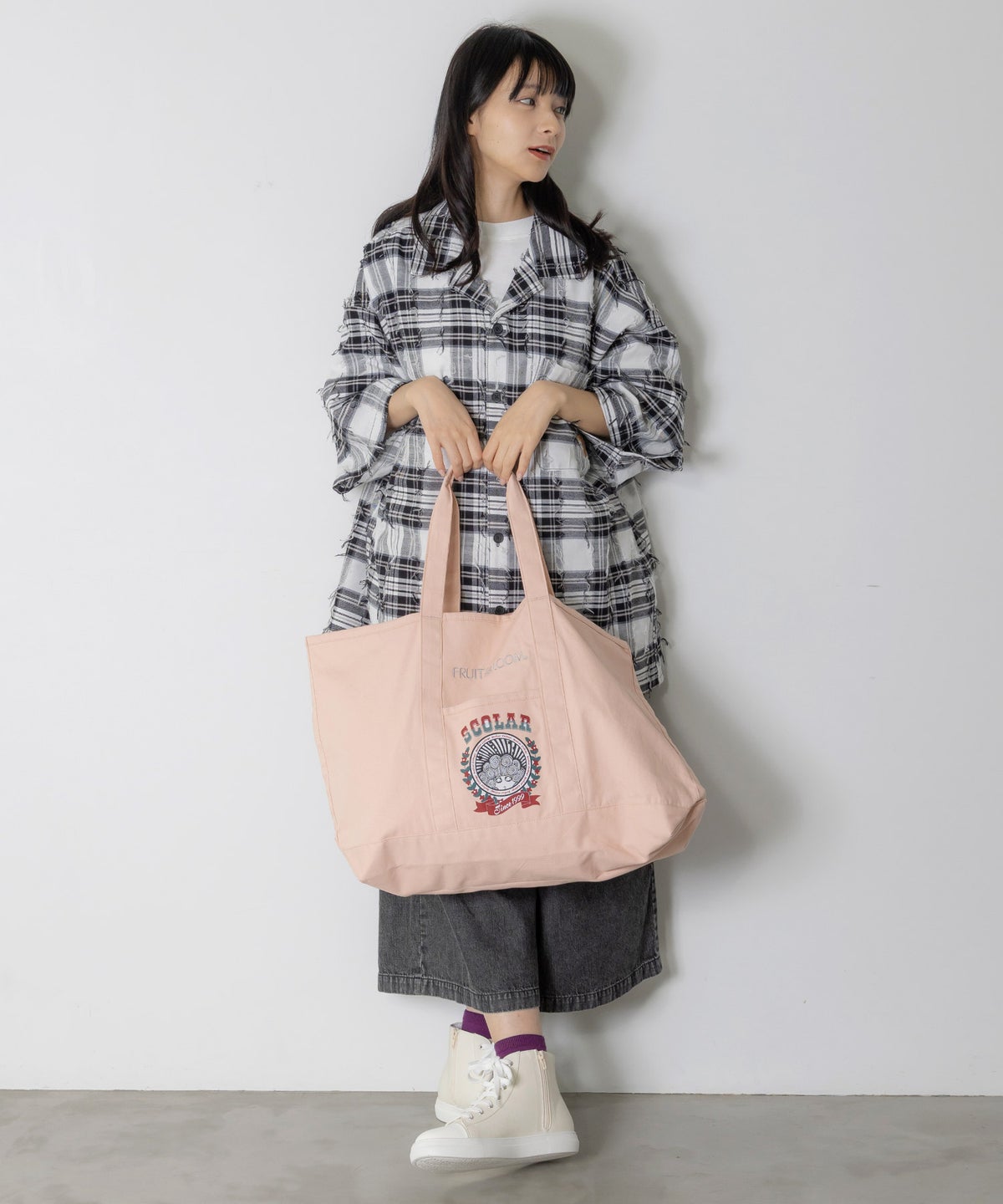 FRUIT OF THE LOOM×ScoLarコラボ トートバッグ-3