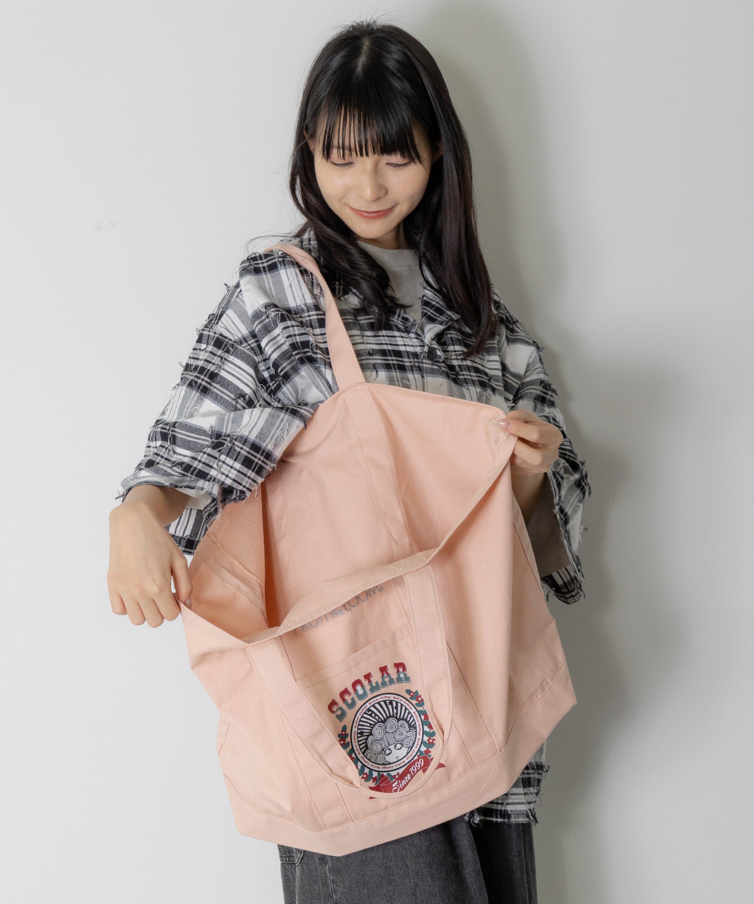 662442：FRUIT OF THE LOOM×ScoLarコラボ トートバッグの通販-ScoLar