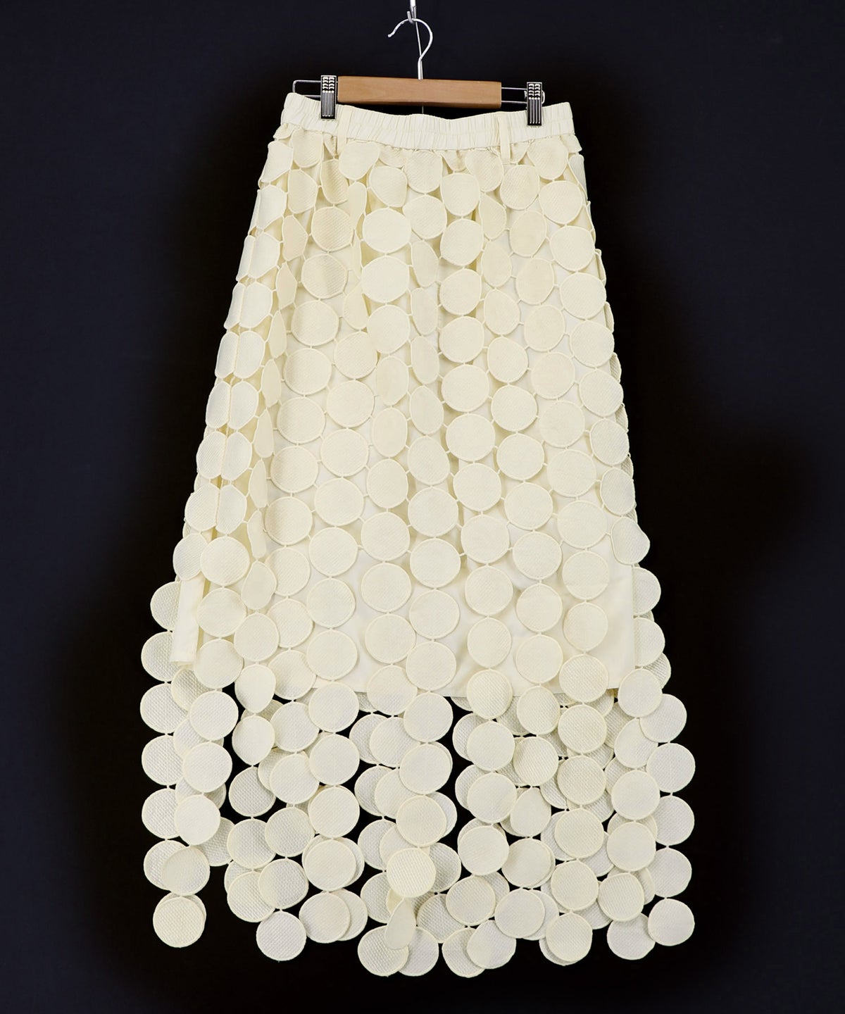 巻きスカート付き サークルレーススカート-13