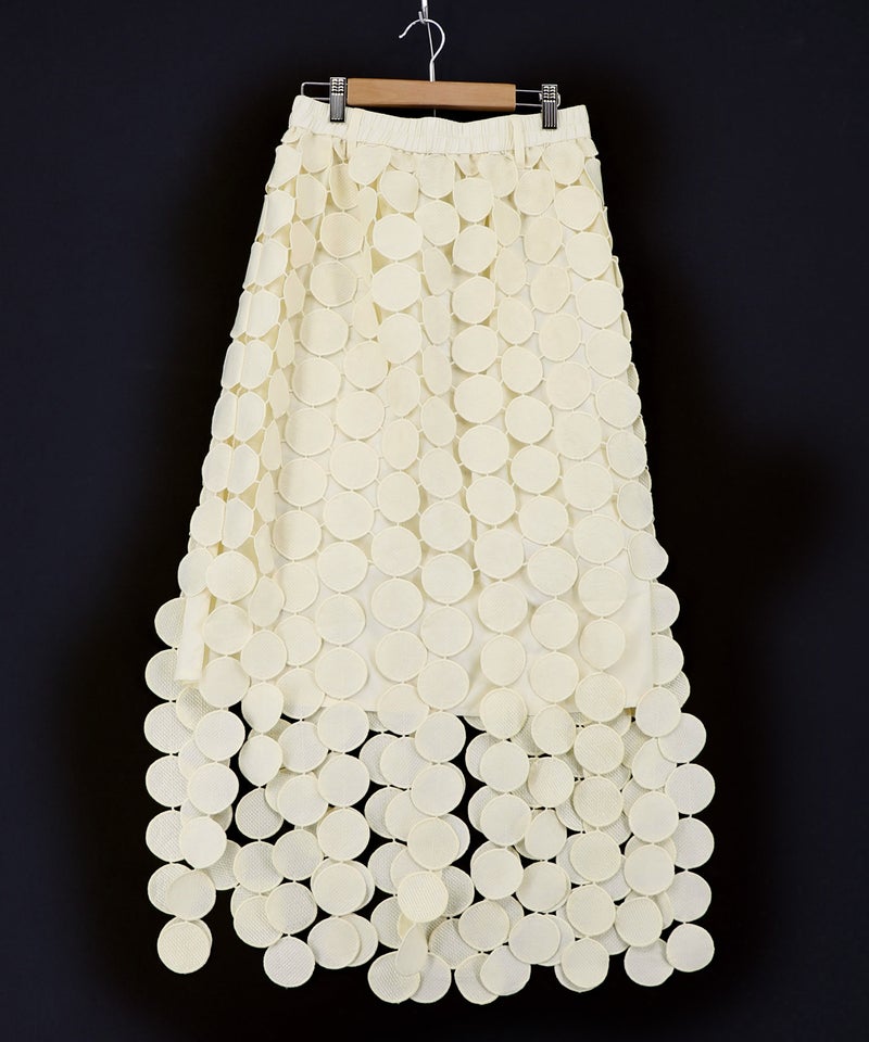 巻きスカート付き サークルレーススカート-13