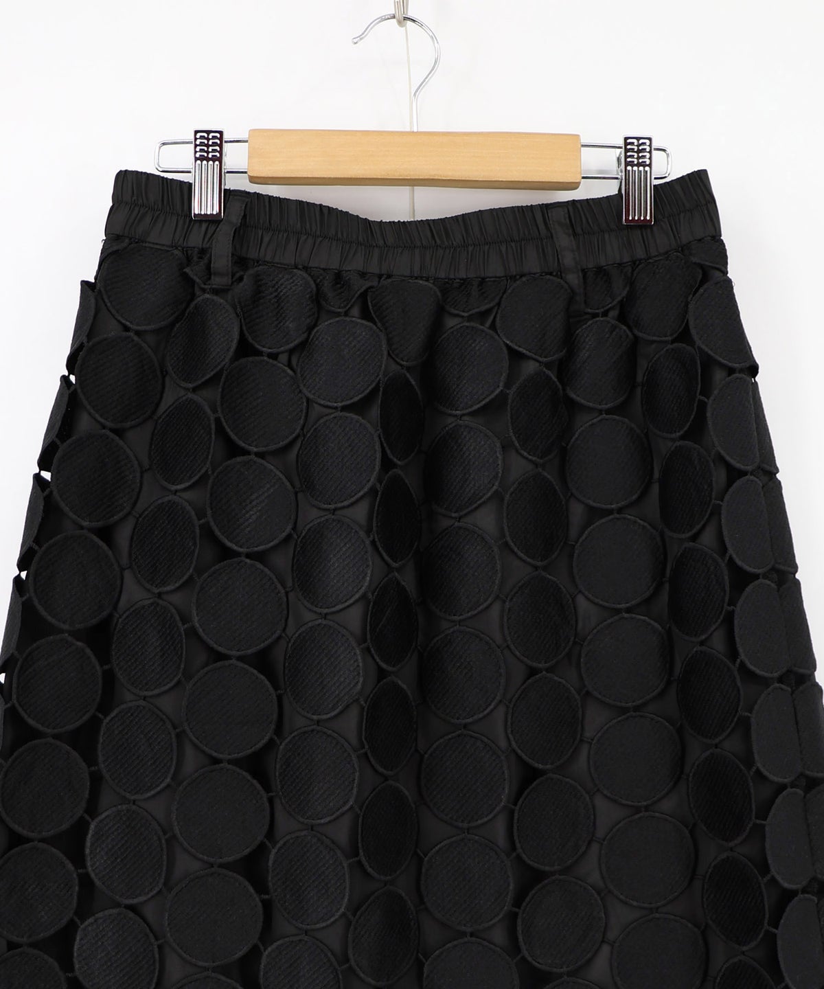 巻きスカート付き サークルレーススカート-17