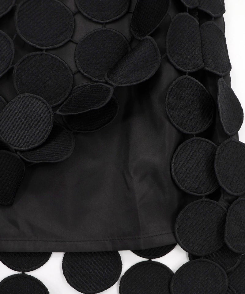 巻きスカート付き サークルレーススカート-19