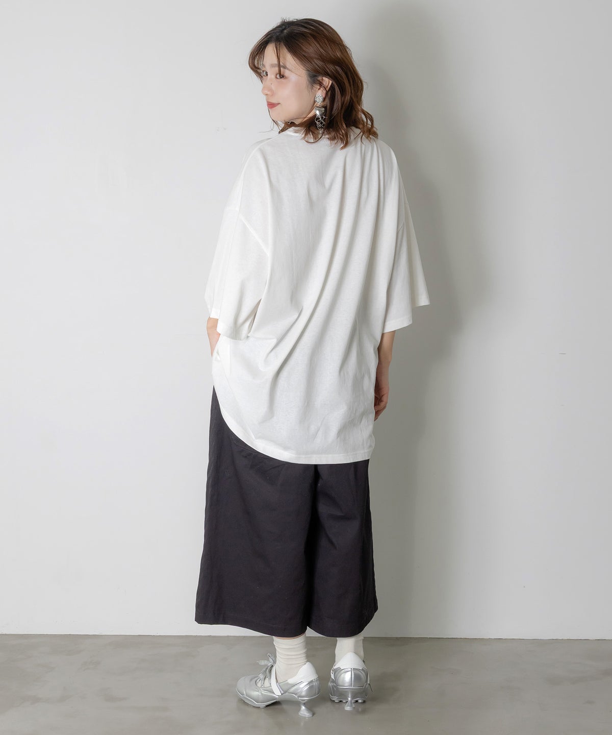 最後のパンサンド 箔プリント接触冷感Tシャツ-6