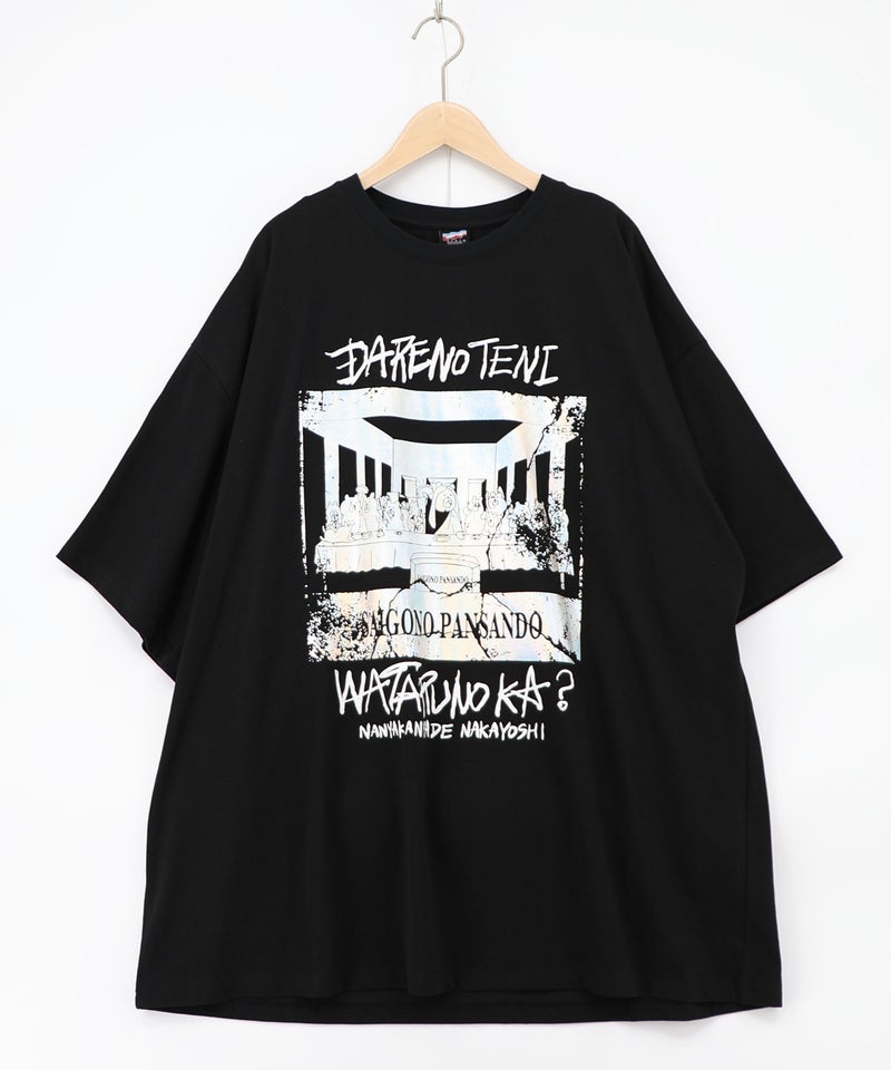 最後のパンサンド 箔プリント接触冷感Tシャツ-10