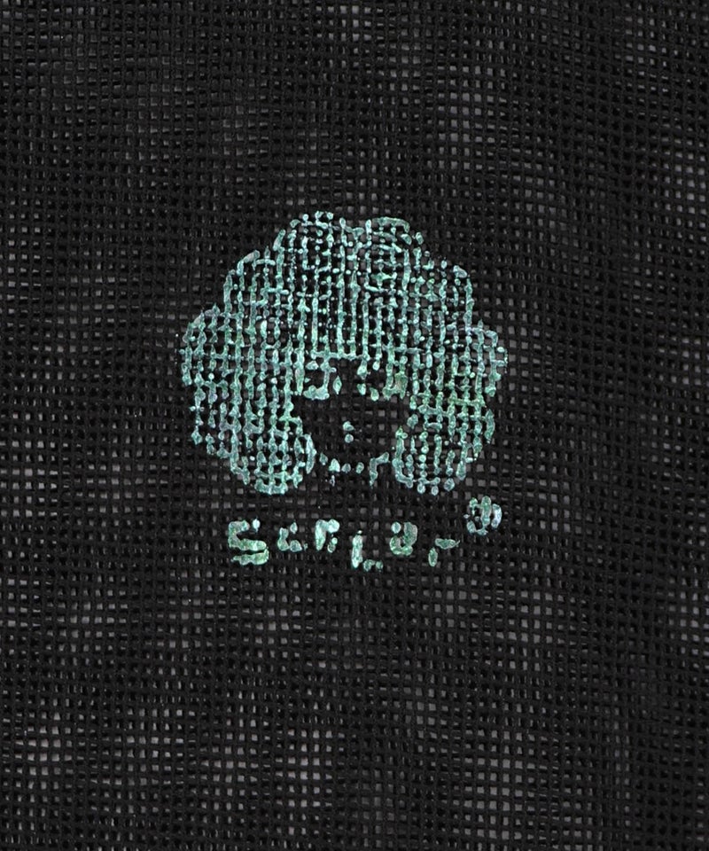 メッシュ×花柄レース 異素材Tシャツ-13