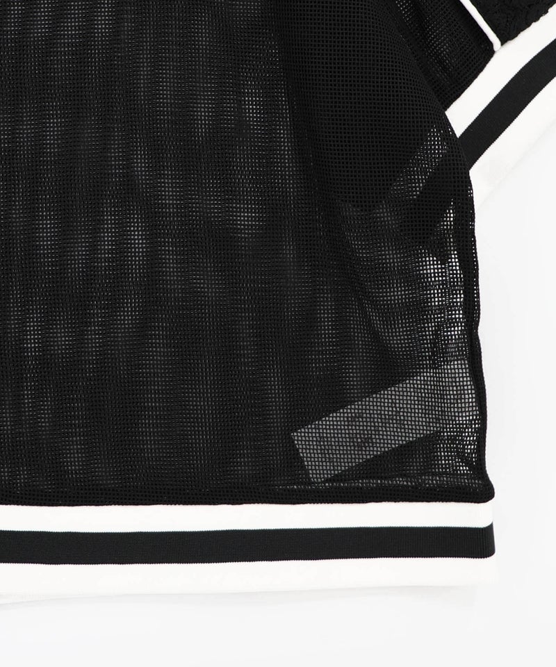 メッシュ×花柄レース 異素材Tシャツ-17