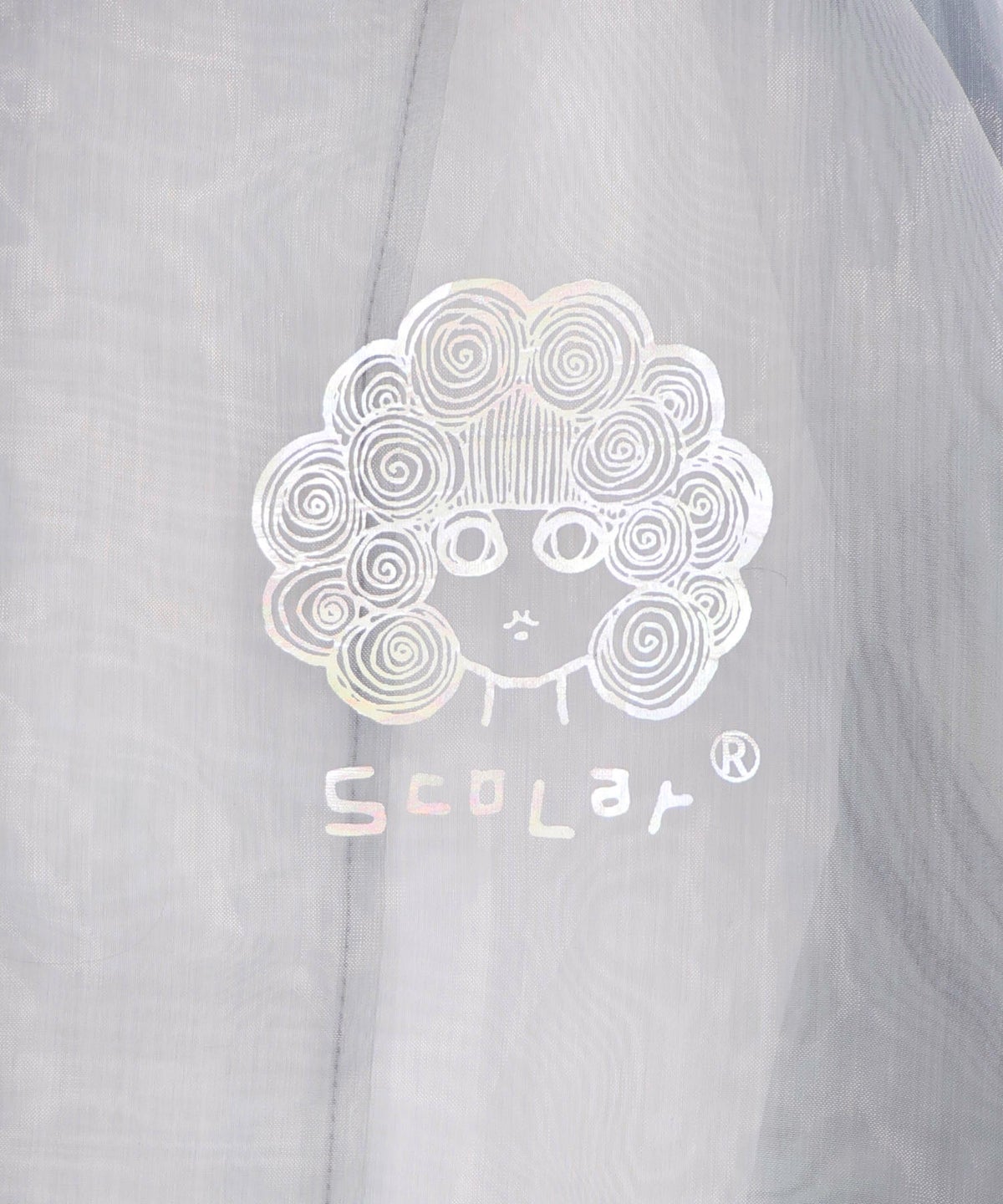 オーガンジー×ナイロン 異素材シアーブルゾン-11