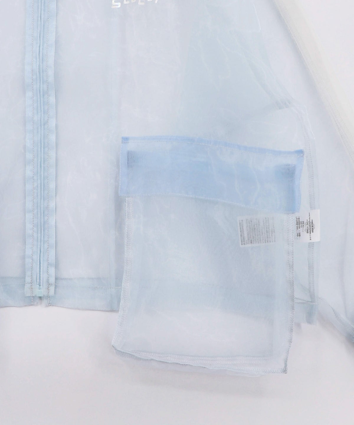 オーガンジー×ナイロン 異素材シアーブルゾン-18