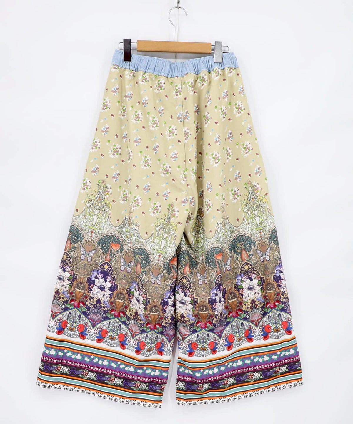 デニム×ストライプ×総柄パンツ-12