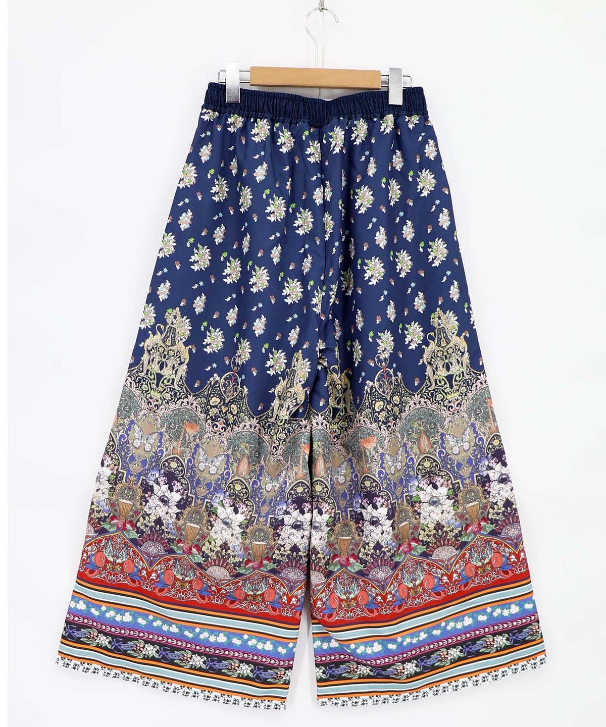 デニム×ストライプ×総柄パンツ-15