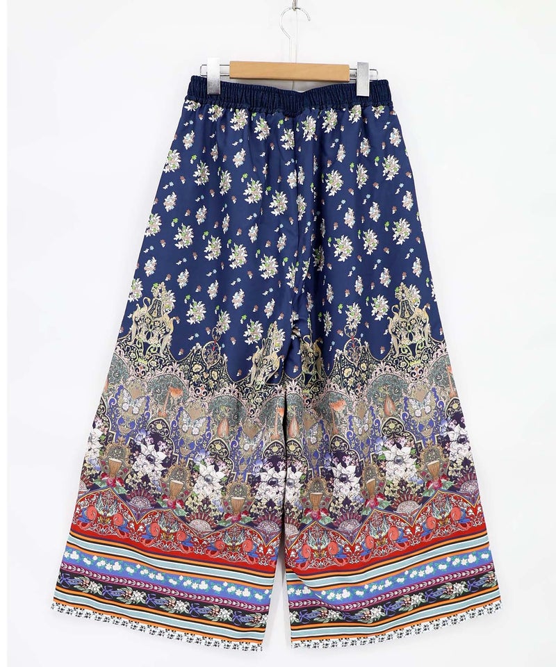 デニム×ストライプ×総柄パンツ-15