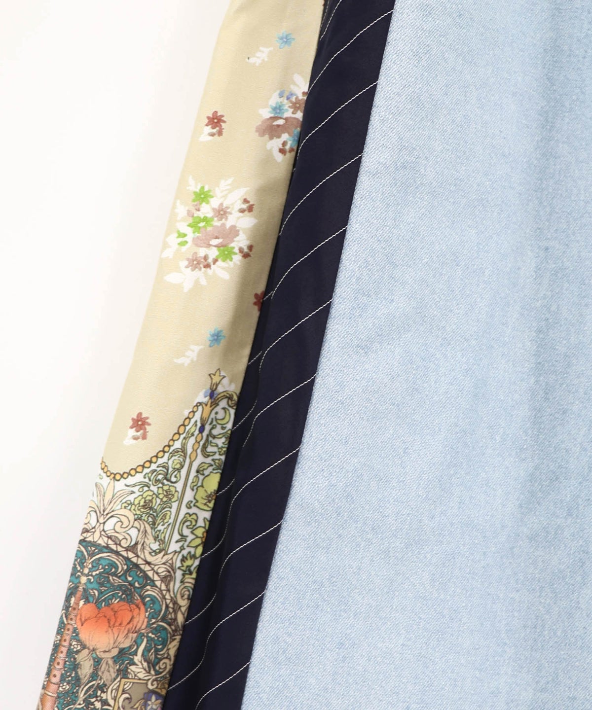 デニム×ストライプ×総柄パンツ-18