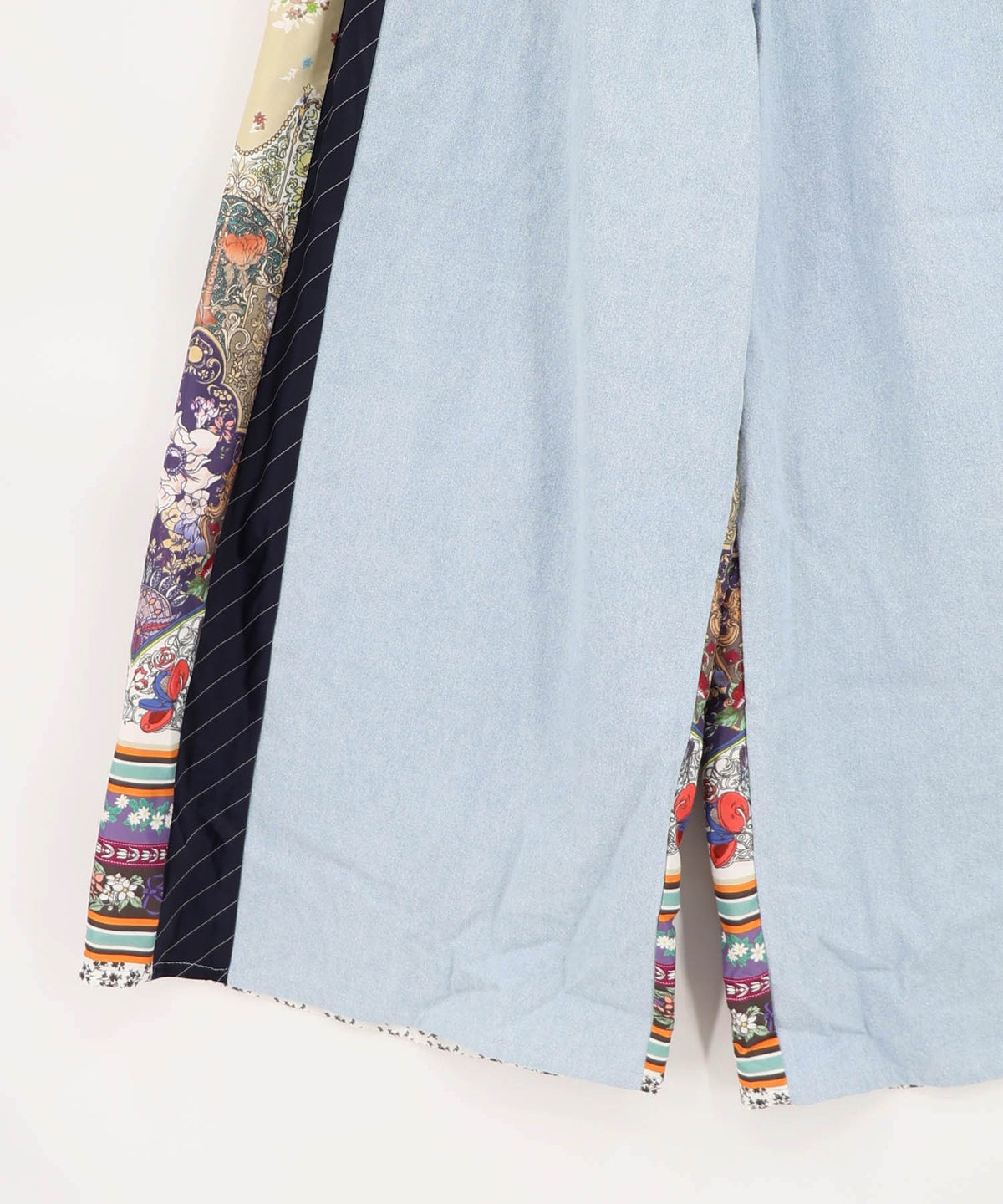 デニム×ストライプ×総柄パンツ-19