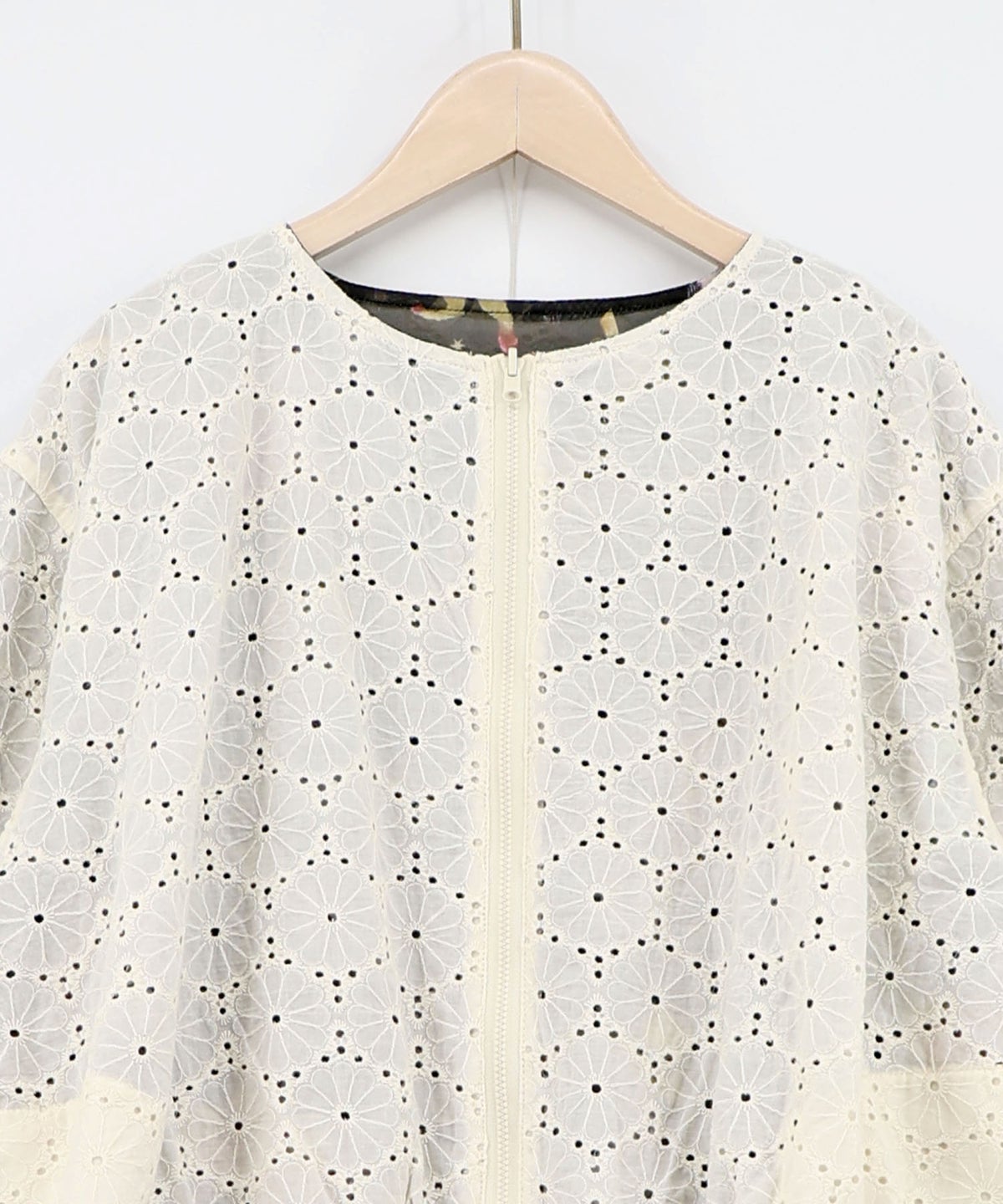 星座柄チュール×刺繍 コットンリバーシブルブルゾン-24