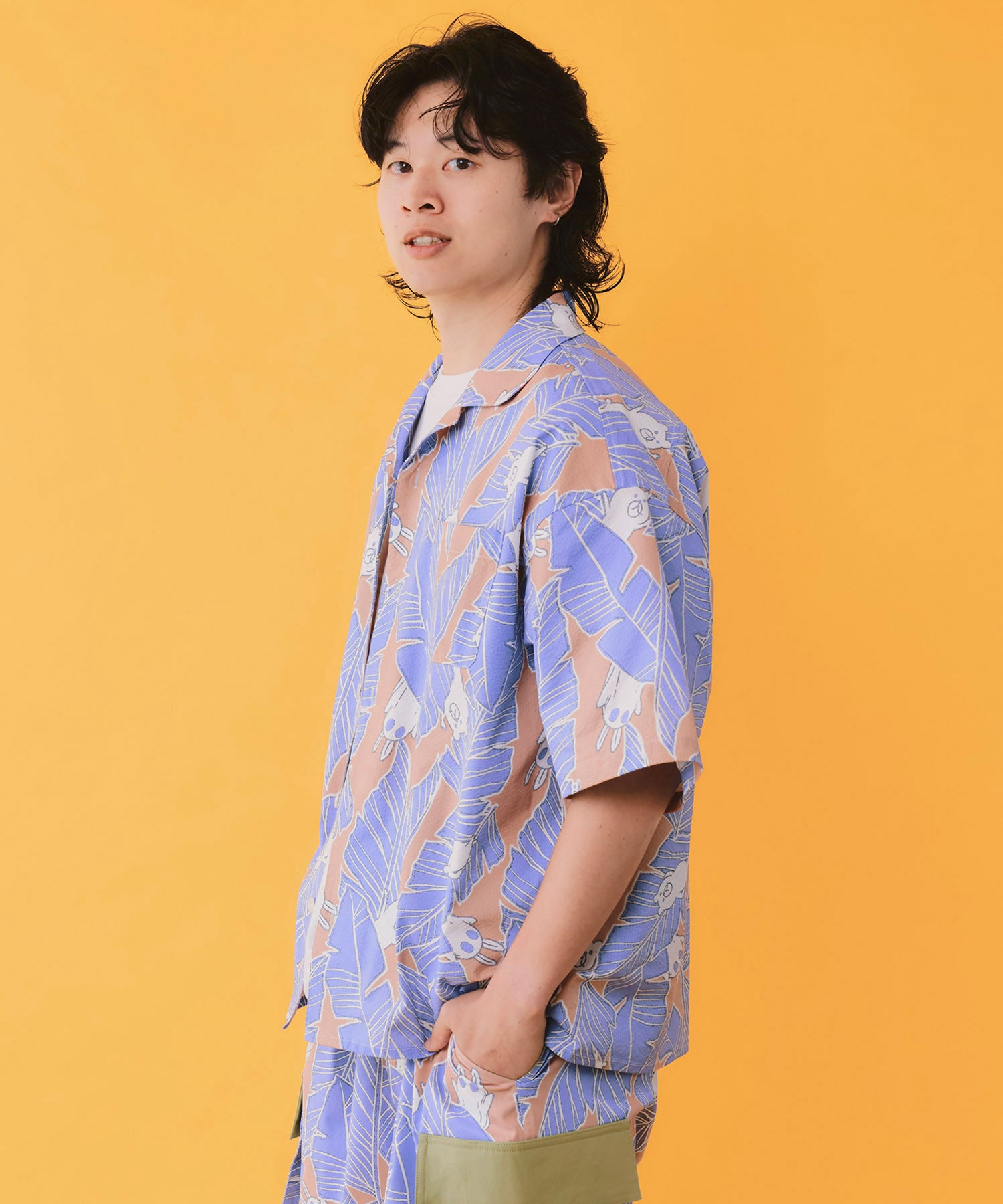 362113：Parityキャラ トロピカルリーフ柄シャツの通販-ScoLar