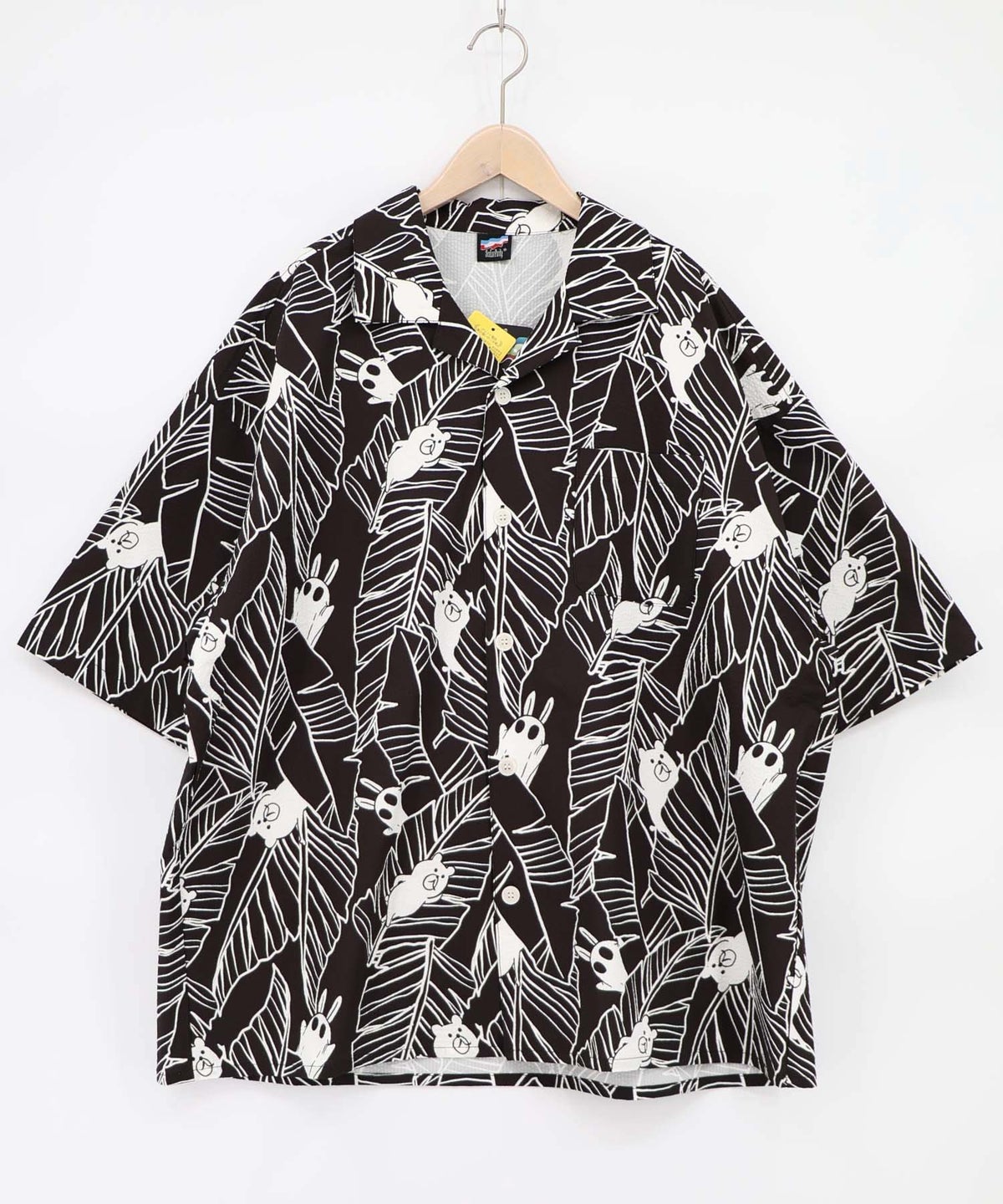 Parityキャラ トロピカルリーフ柄シャツ-12