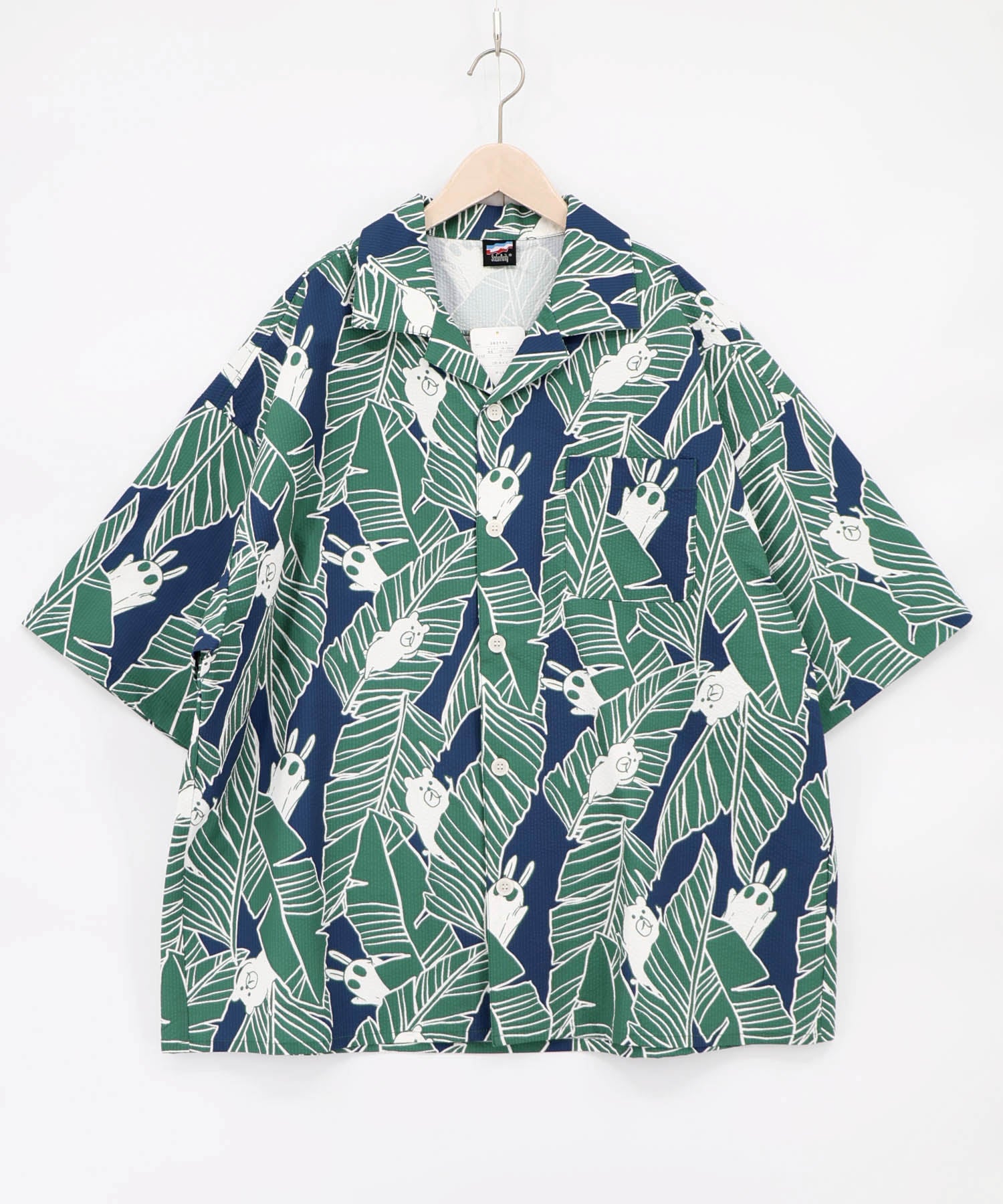 362113：Parityキャラ トロピカルリーフ柄シャツの通販-ScoLar