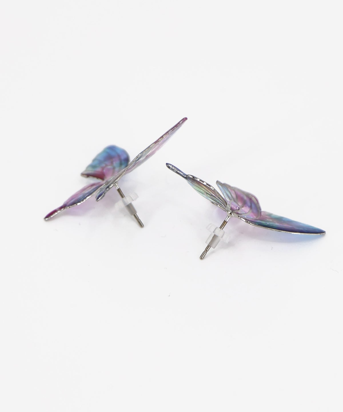 グラデーション蝶々ピアス-6