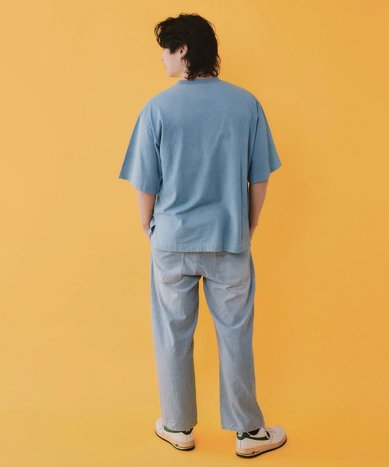 ポケットからこぼれウサギ アップリケTシャツ-11