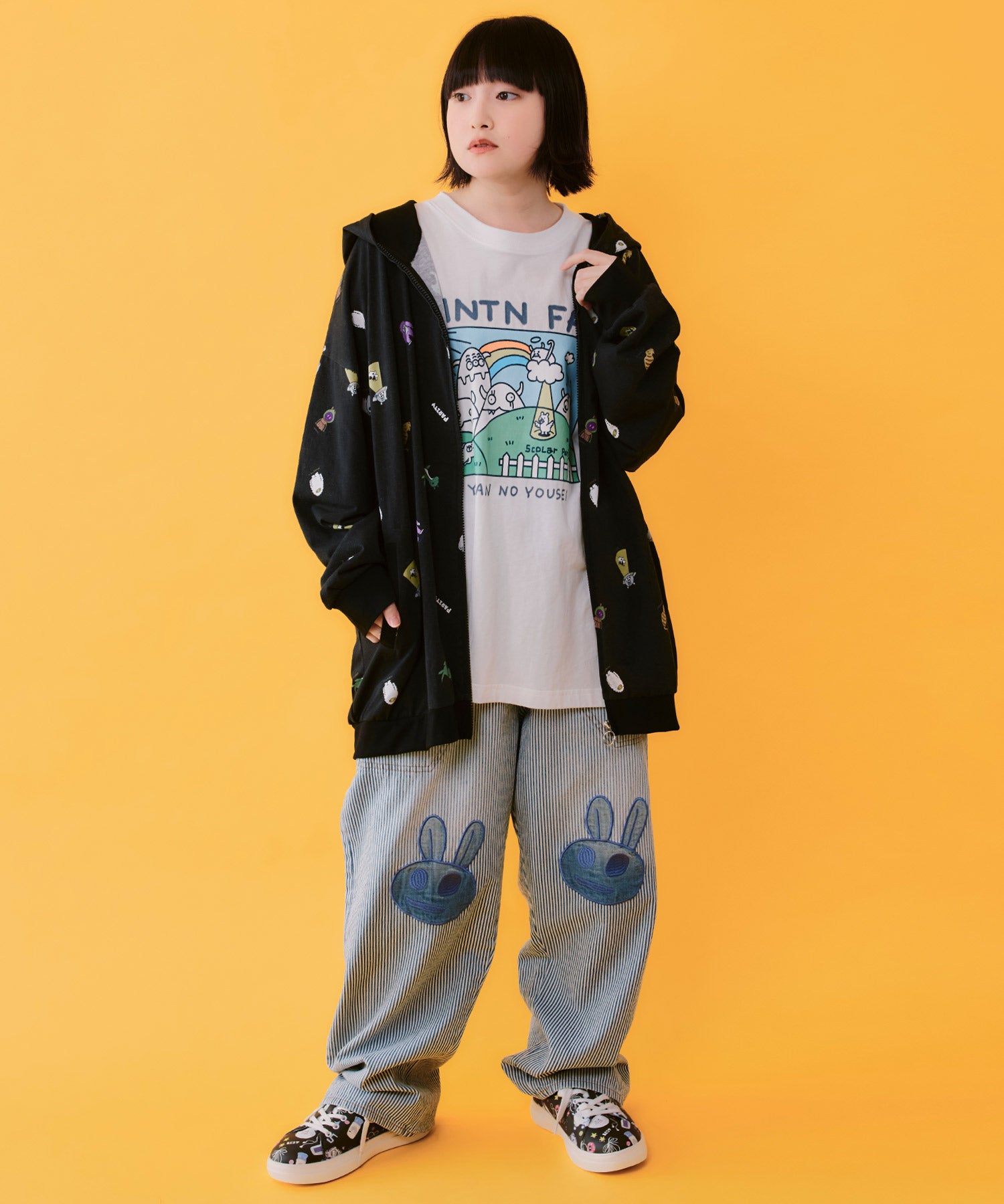 362110：UMA・UAP集合柄 接触冷感パーカーの通販-ScoLar