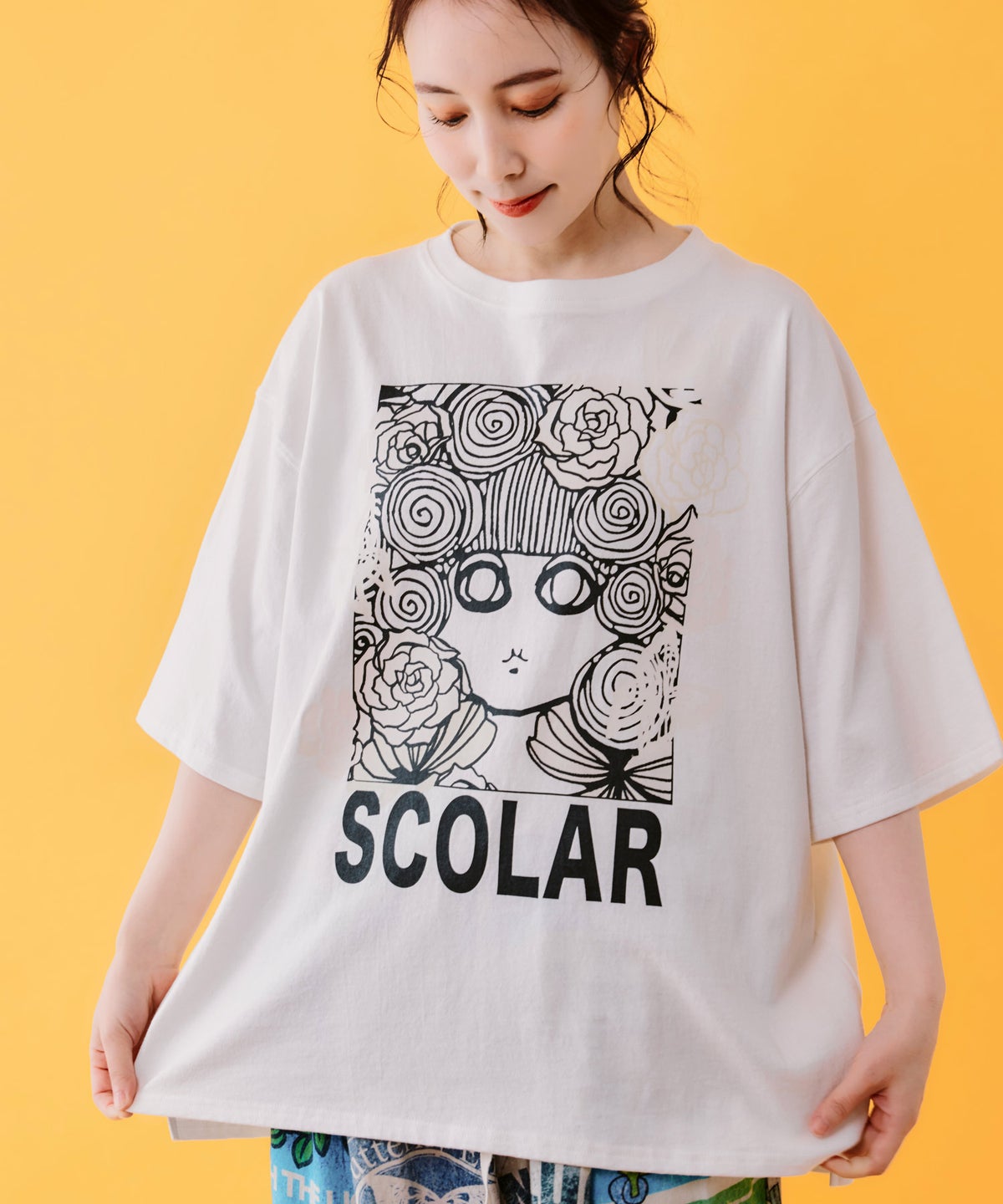色づくスカラーちゃんUVプリントTシャツ-1