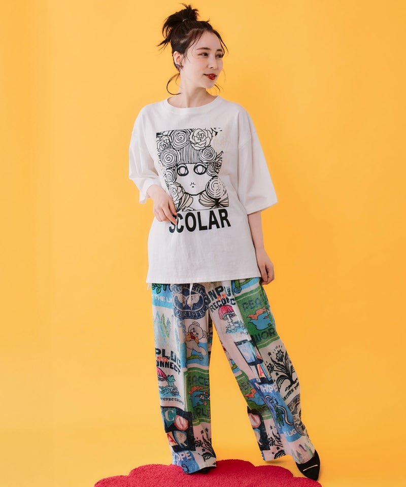 色づくスカラーちゃんUVプリントTシャツ-2