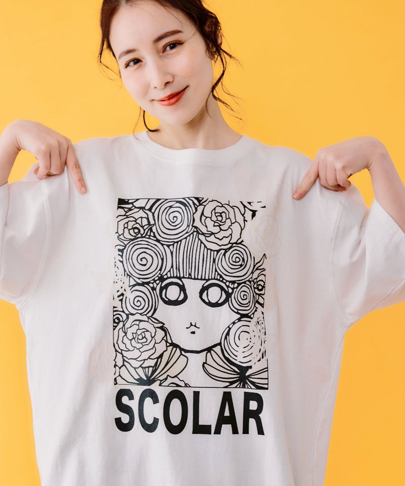 色づくスカラーちゃんUVプリントTシャツ-3