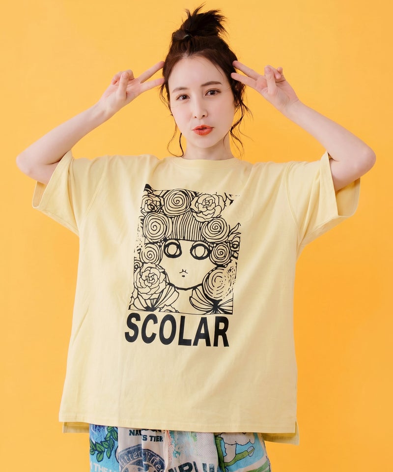 色づくスカラーちゃんUVプリントTシャツ-8