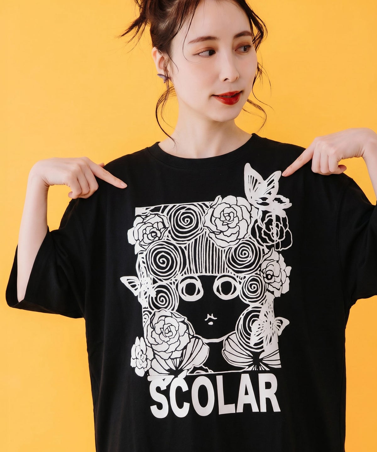 色づくスカラーちゃんUVプリントTシャツ-10