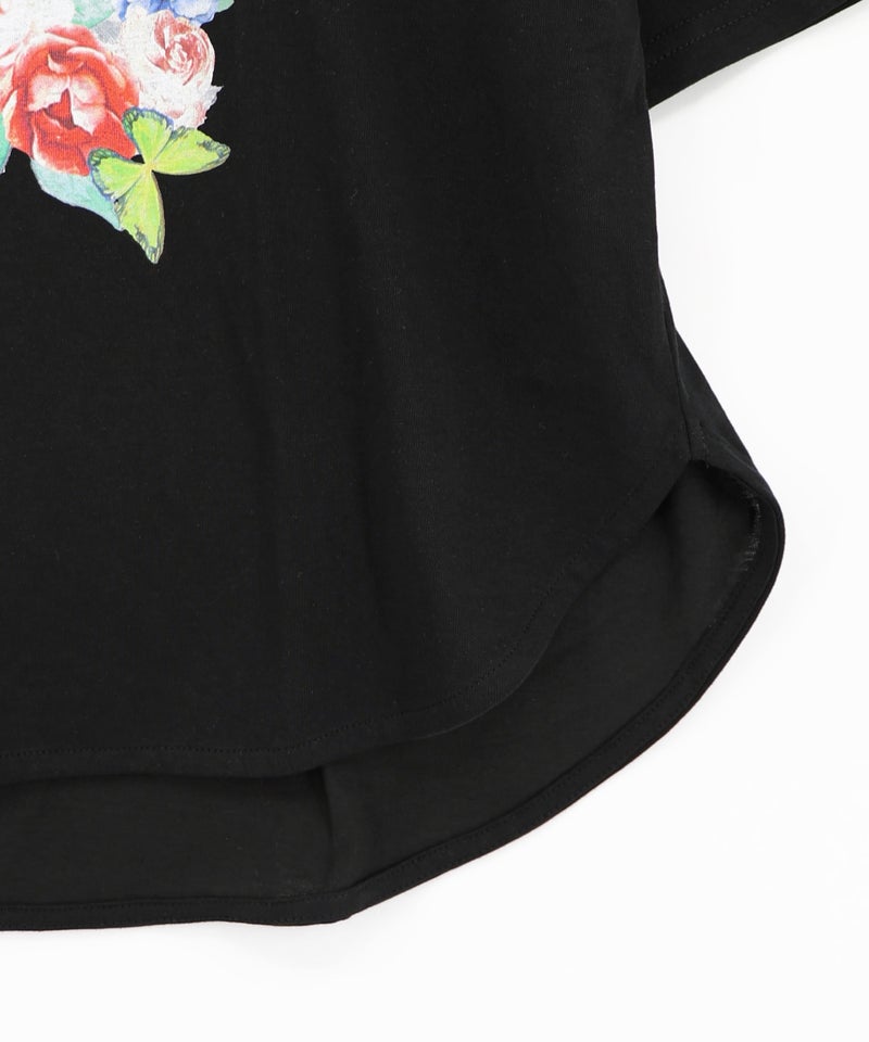 花ネコ×スカラーナンバー柄 接触冷感Tシャツ-17