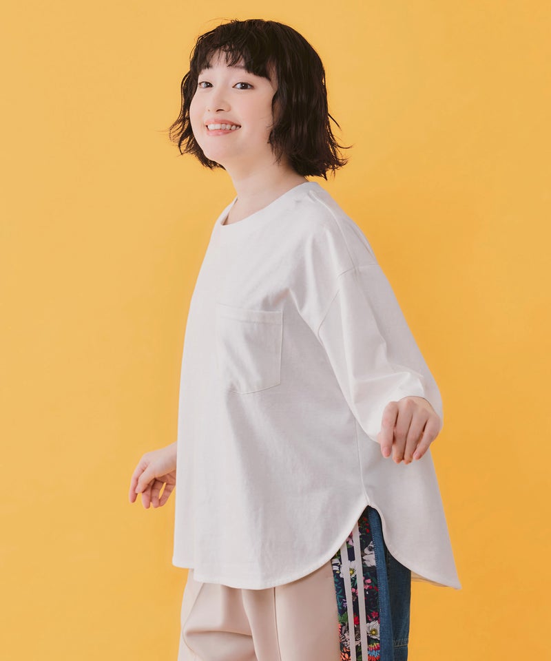 ブラックキャットマジック柄 接触冷感Tシャツ-3