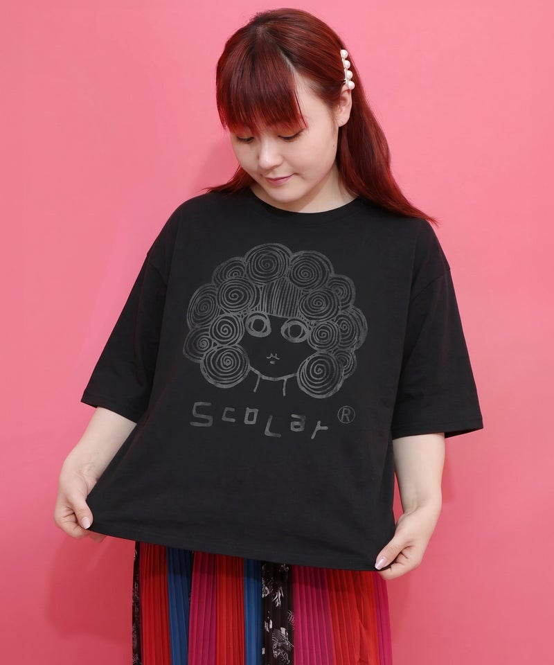 オーロラ箔プリントスカラーちゃん 接触冷感Tシャツ-3