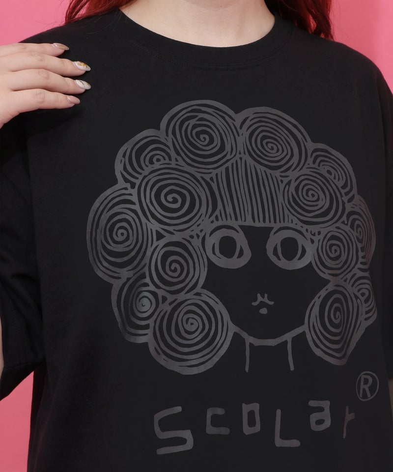 オーロラ箔プリントスカラーちゃん 接触冷感Tシャツ-4