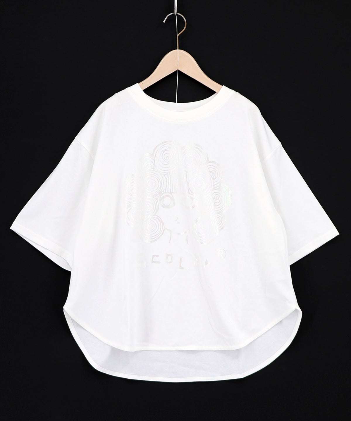 オーロラ箔プリントスカラーちゃん 接触冷感Tシャツ-7