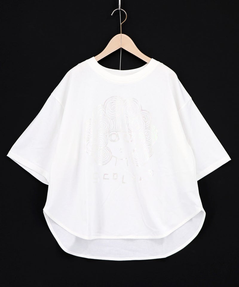 オーロラ箔プリントスカラーちゃん 接触冷感Tシャツ-7