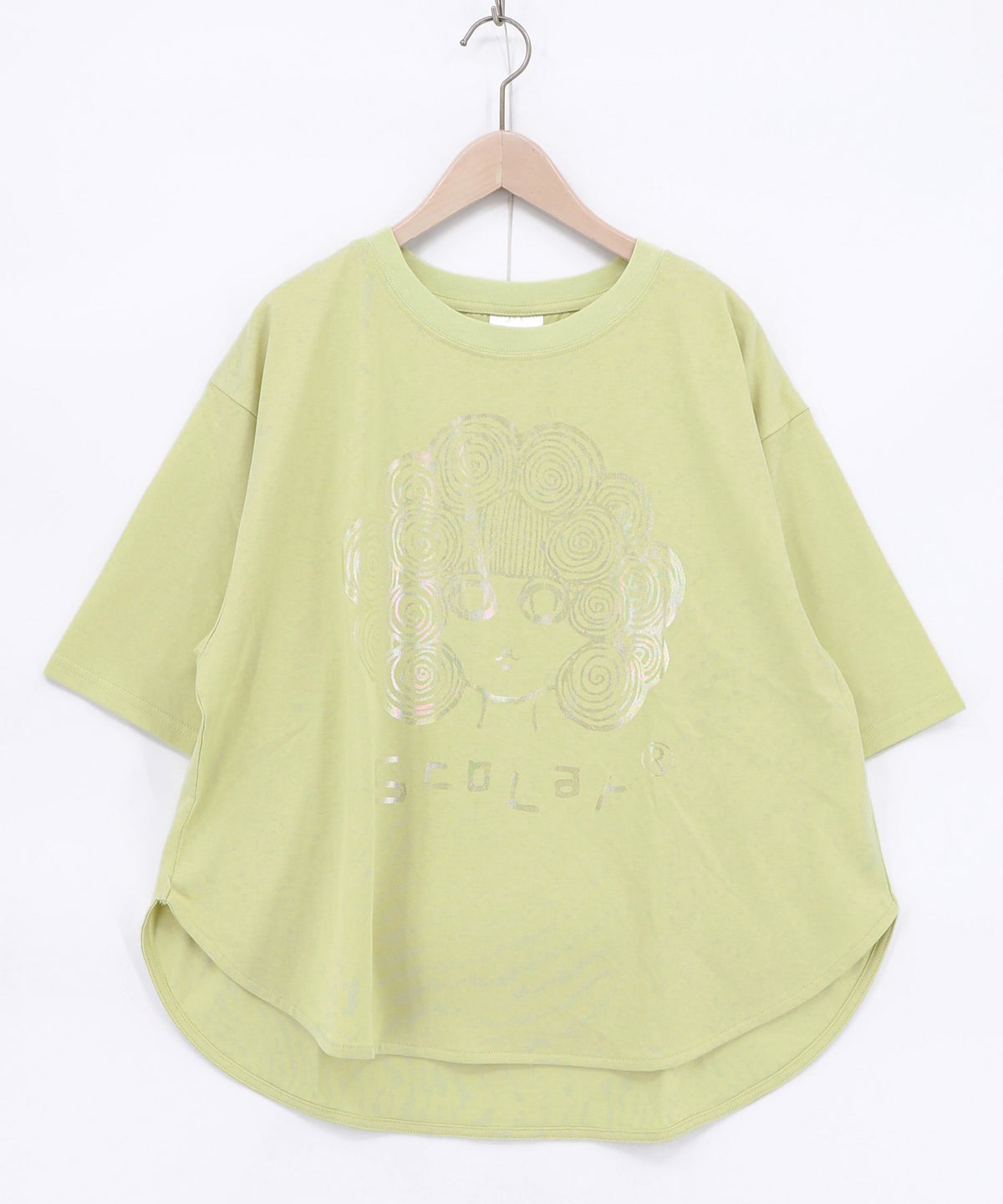 オーロラ箔プリントスカラーちゃん 接触冷感Tシャツ-13