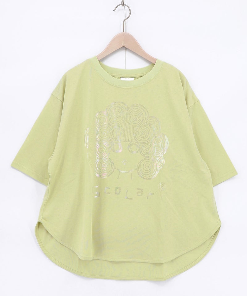 オーロラ箔プリントスカラーちゃん 接触冷感Tシャツ-13