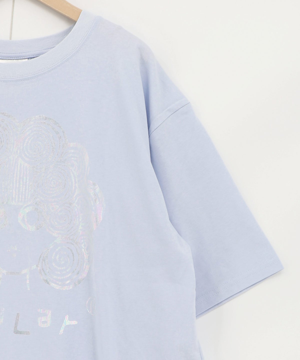 オーロラ箔プリントスカラーちゃん 接触冷感Tシャツ-16