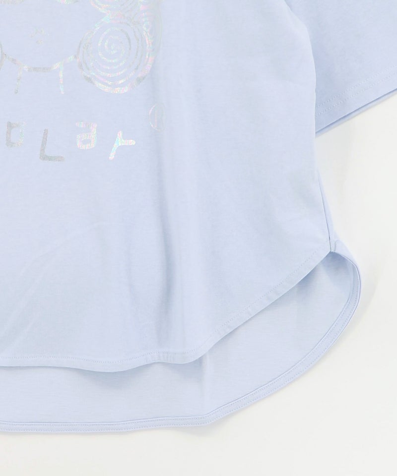 オーロラ箔プリントスカラーちゃん 接触冷感Tシャツ-17