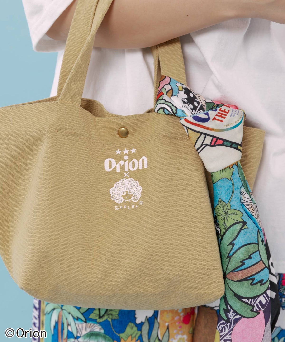orion×ScoLar スカーフ柄バッグ-5
