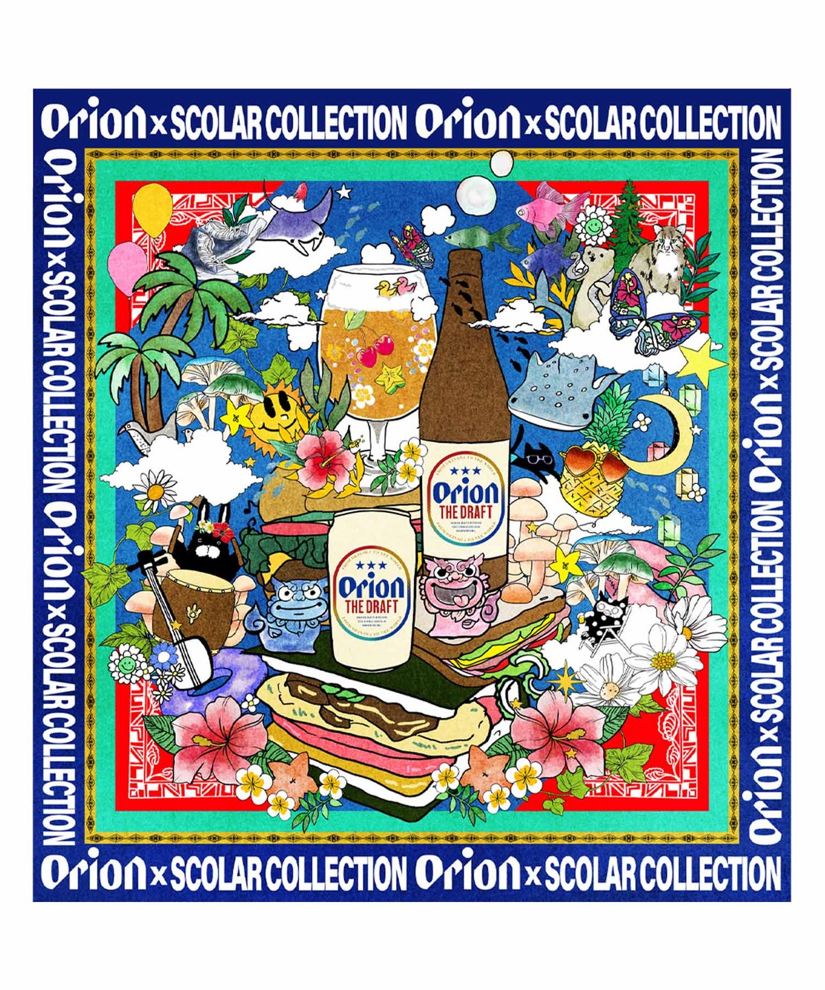 orion×ScoLar スカーフ柄バッグ-10