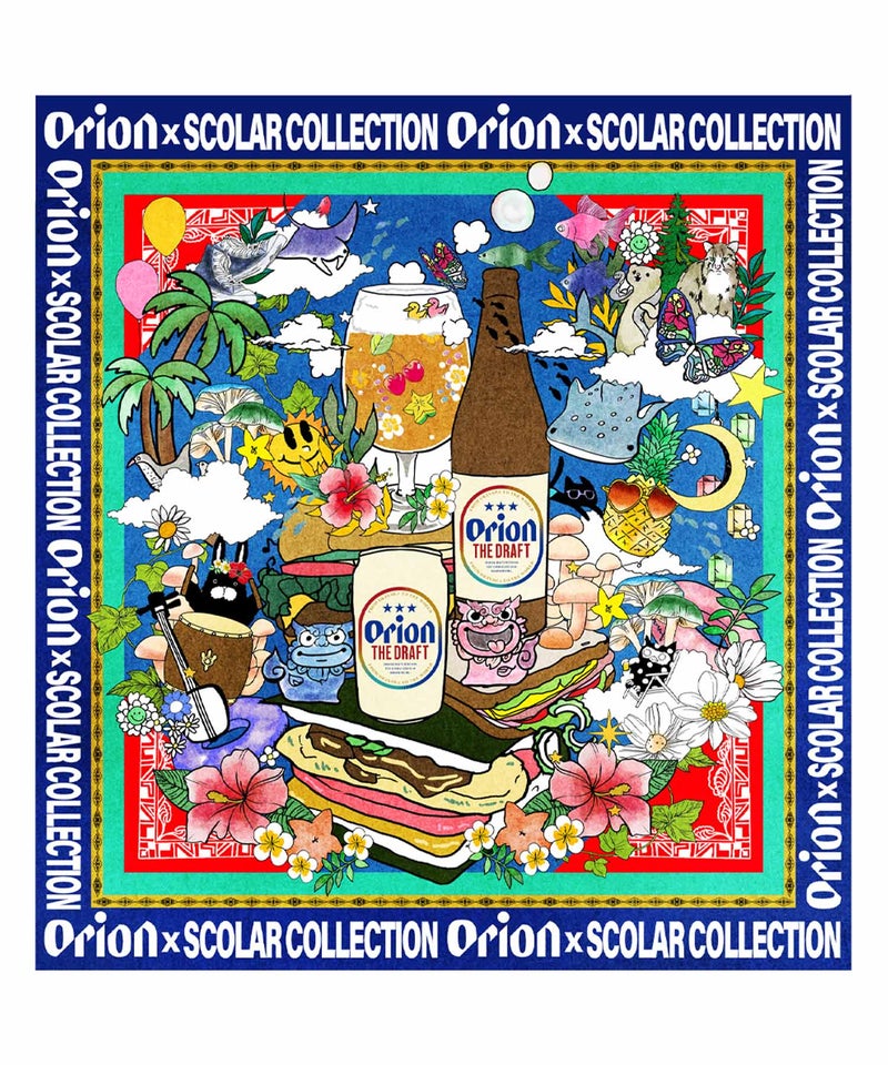 orion×ScoLar スカーフ柄バッグ-10