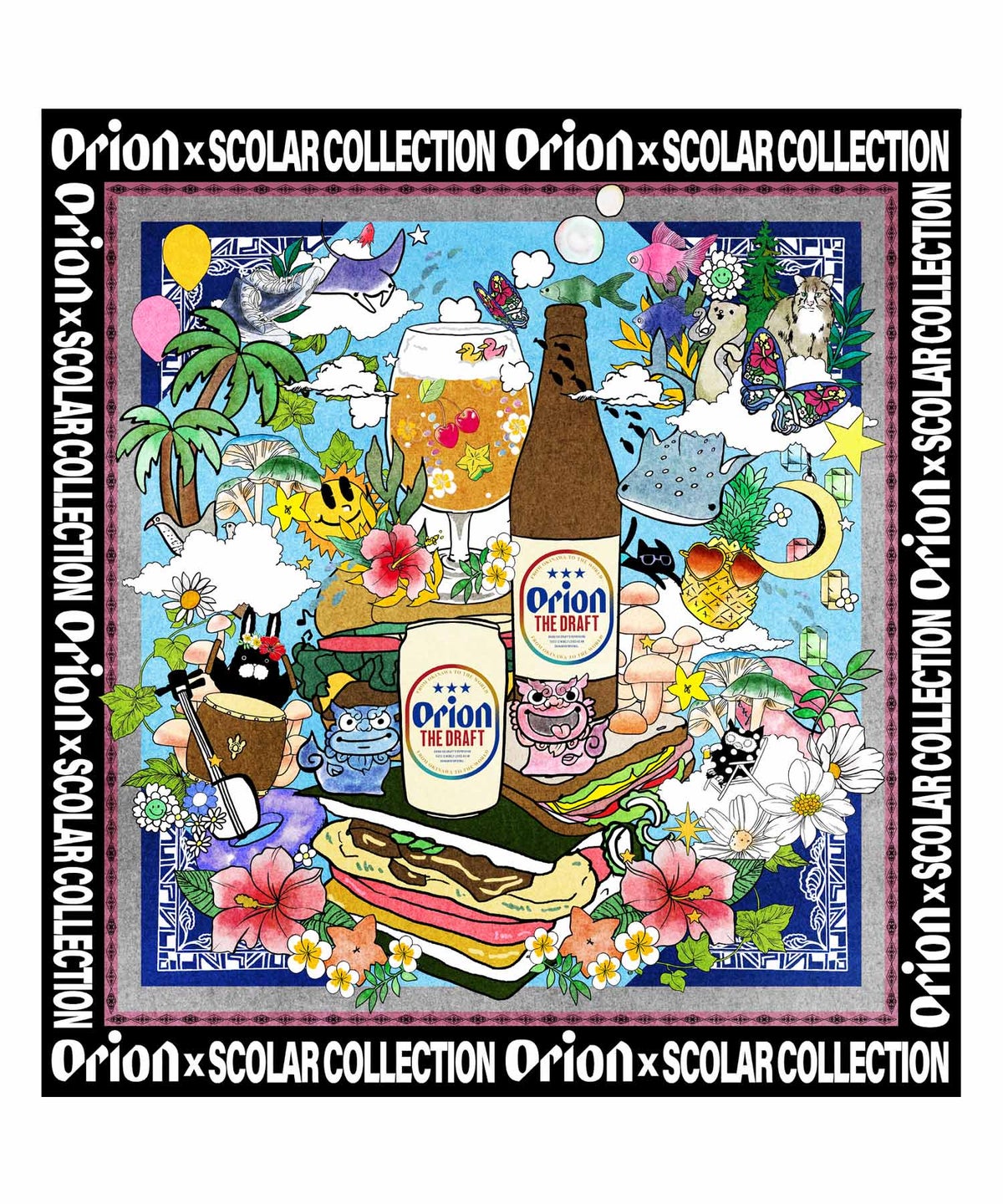orion×ScoLar スカーフ柄バッグ-14